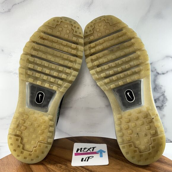 Mens size 10.5-Nike Air Flyknit Max Green Tranquil Running Shoes 620469-009 nby - Picture 6 of 9